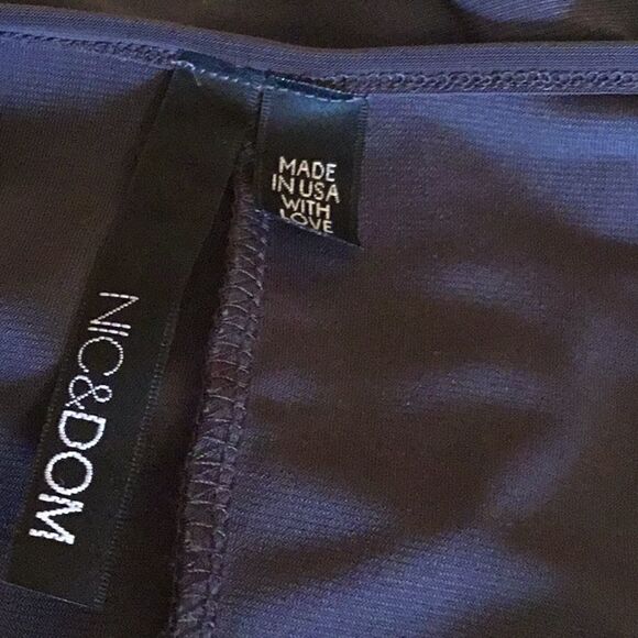 Belted gray polyester dress in large by NIC & DOM - Picture 12 of 13